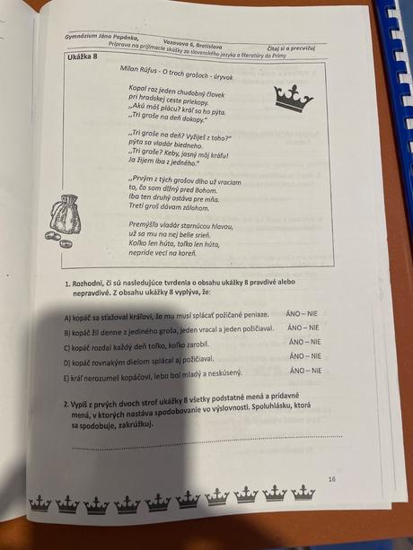 Príprava do prímy, 