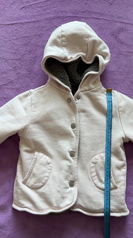 Obojstranný teplý kabatik, 104