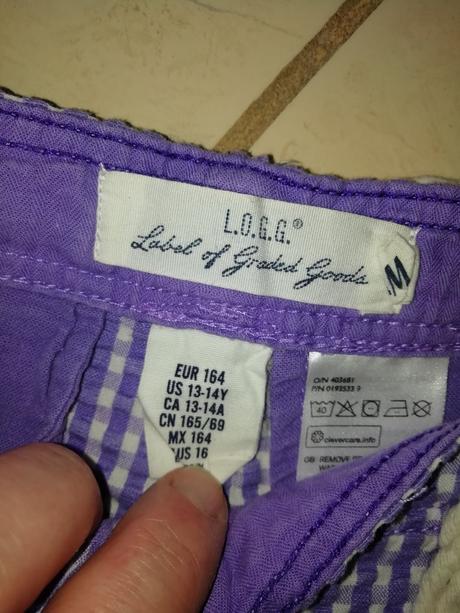 Šortky h&m, v. 164, h&m,164