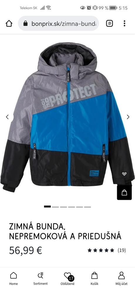 Zimná bunda, bonprix,152