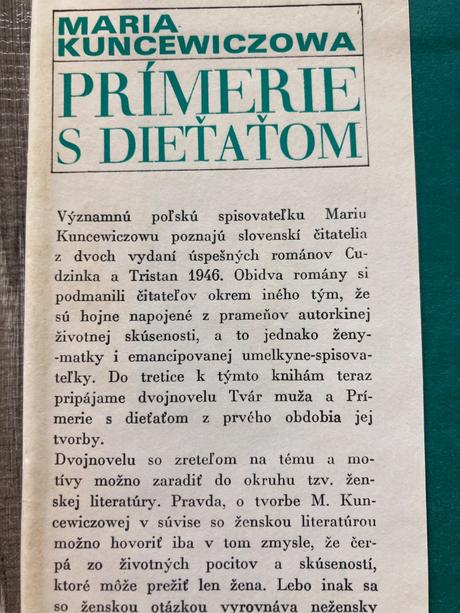 Prímerie s dieťaťom (1977), 