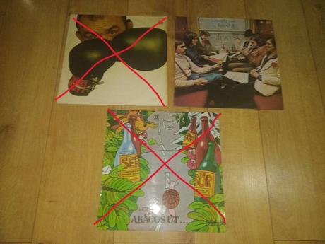 Rôzne vinylové platne,