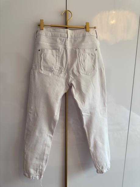 Dámske biele rifle zara, zara,38