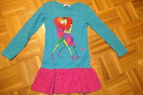 Moschino original krasne dievcenske saty top 140, moschino,140