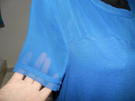 Moderný top l so zipsom, h&m,l