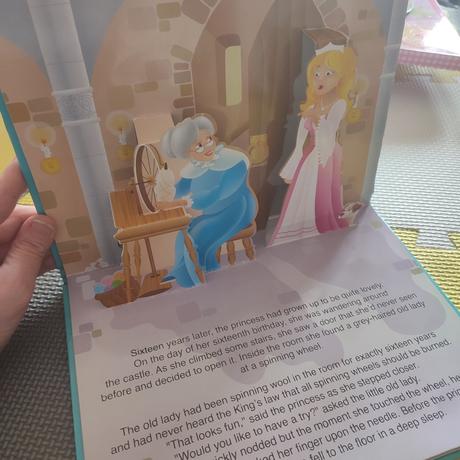 Sleeping beauty pop up 2d,