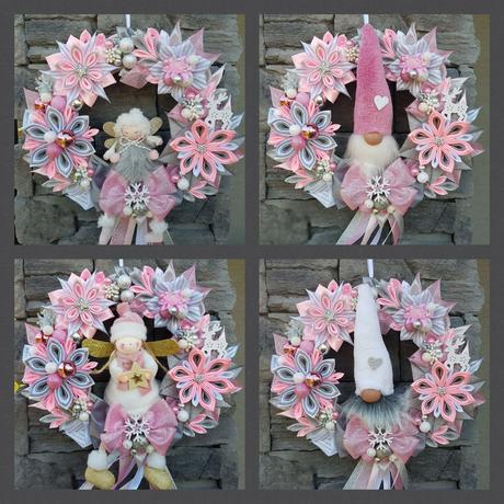 Vianočný vencek so škriatkom, 