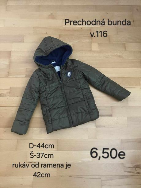 Prechodná bunda, 116