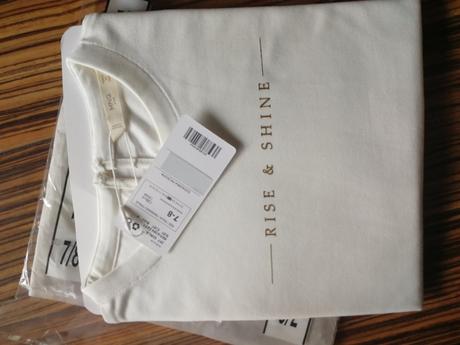 Tričko-mikina s 3/4 rukavmi, mango,122 / 128