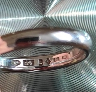 Dámsky strieborný prsteň,