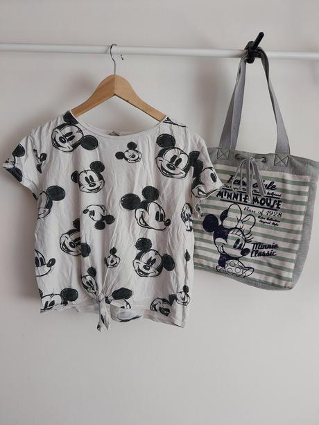 Tricko + taška mickey mouse, disney,m