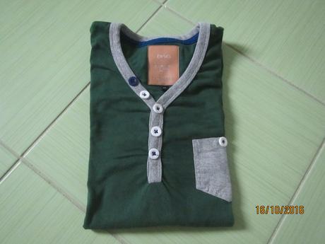 Zelene tricko s dlhym rukavom, m