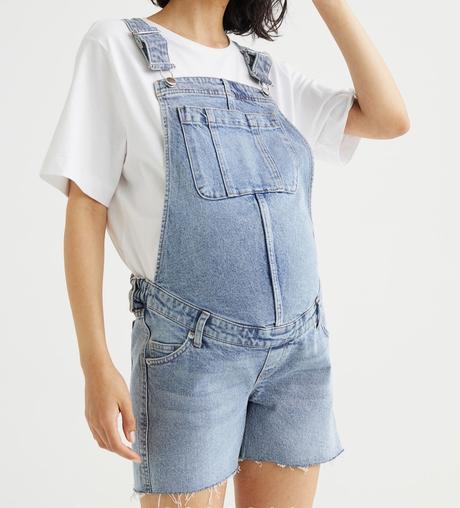 Kratke nohavice na traky mama, h&m,m