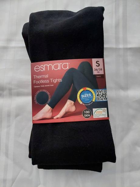 Dámske termolegíny, veľkosť s, nové, esmara,s