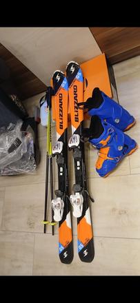 Predám detské lyže 110cm+ lyžiarky, blizzard,110-119 cm