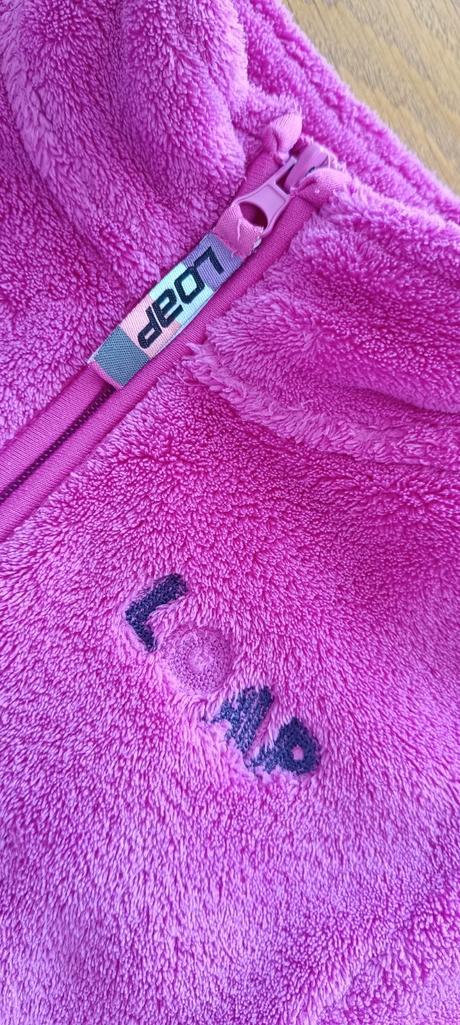 Loap huňatá fleece mikina, loap,116