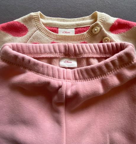 Teplý svetrík a teplé legíny, s.oliver,80