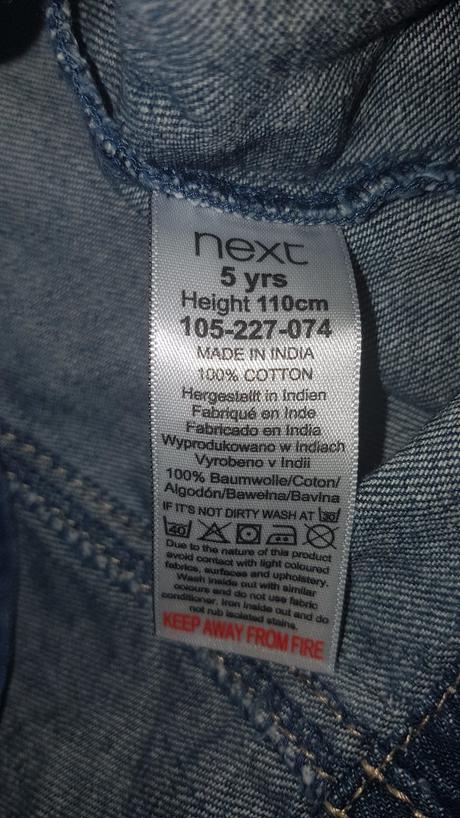 Riflové šaty, next,110