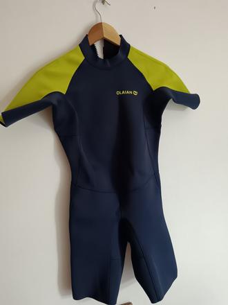 Neoprén do vody, 1x použitý 140-150, 10-11 rokov, 