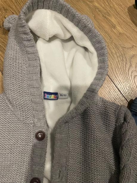 Rifle č.92 + k tomu dám zateplený svetrík, h&m,92