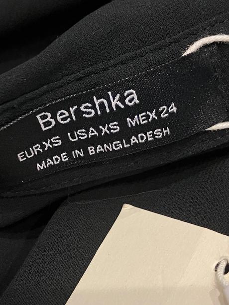 Dámska blúzka bershka čierna priesvitná (xs), bershka,xs
