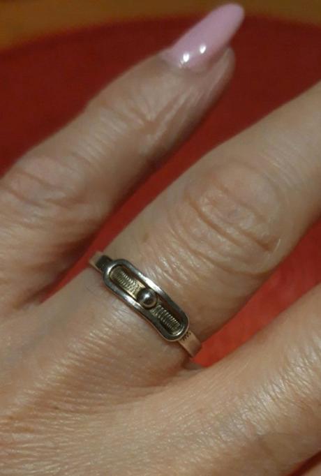 Strieborné prsteň,