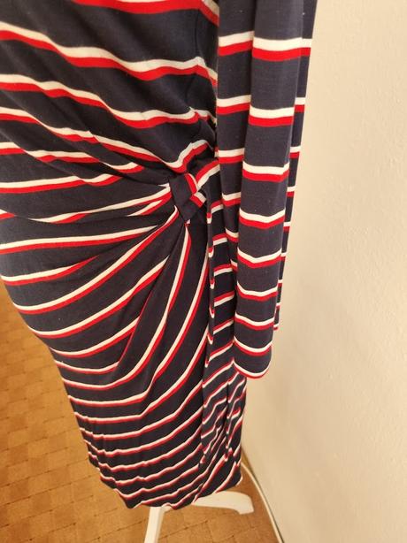 Elastické červeno-modré šaty gant veľ. 38, gant,38