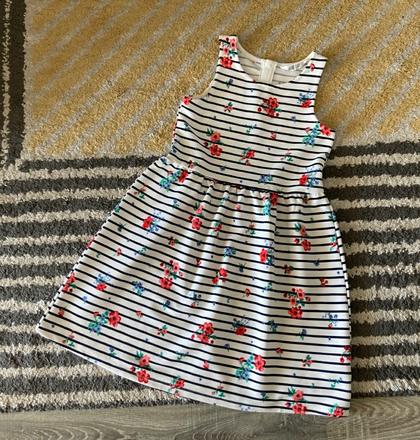 Kvetinkové šaty 134/140, h&m,134