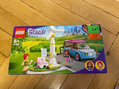 Lego friends elektrické auto olivia 41443, 