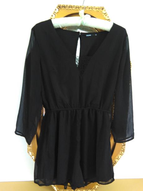 Čierny overal cropp, s