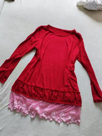 Tunika s čipkou, xxl