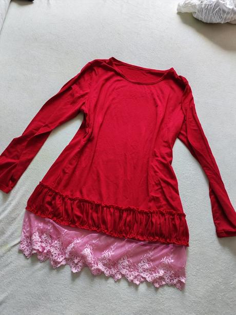 Tunika s čipkou, xxl