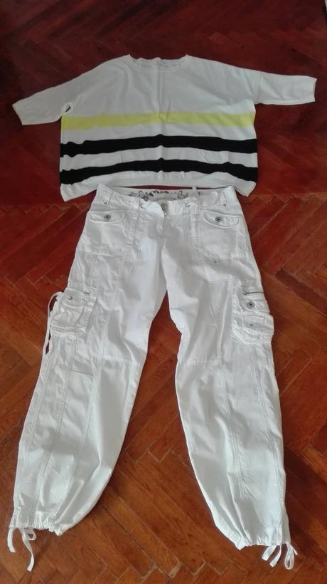 Nohavice a letný pulovrik next 42, next,42