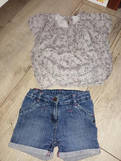 Blúzka pdl a kraťasy, pompdelux,122