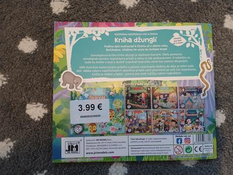 Kniha dzungli - rozpravka s nalepkami,