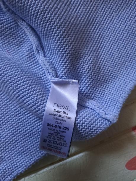 Svetrík next 62-68cm, next,62