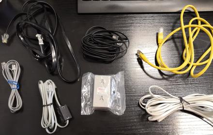 Sieťové káble a agcom vdsl splitter,