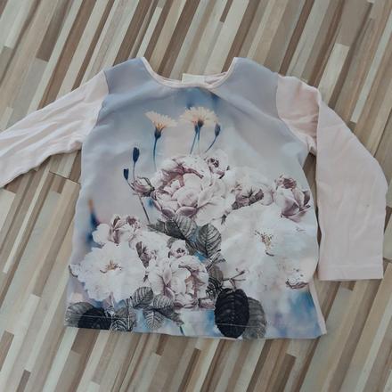 Romantické tričenko, zara,104