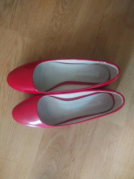 Lakované červené lodičky, 37