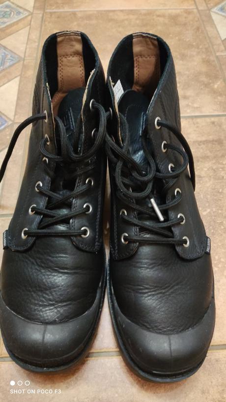 Kožené topánky palladium, 42