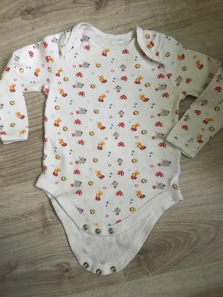 Body cirkus dlhý rukáv 6-9 mes., f&f,74