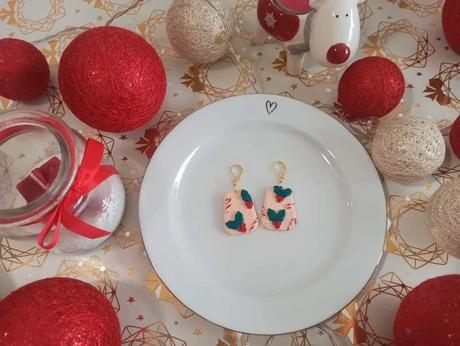 Náušnice z polymérovej hmoty,