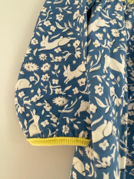 Rozkošné šatičky so zajačikmi, mini boden,86 / 92