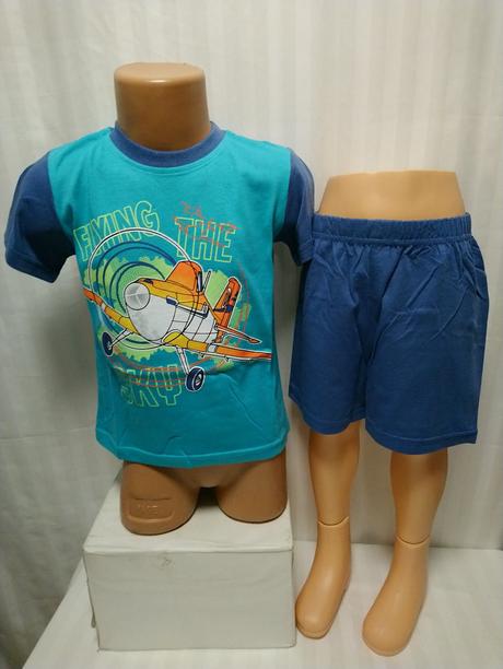 Chlapč. azurové pyžamo kr fly, n-feel, 116-122, 122