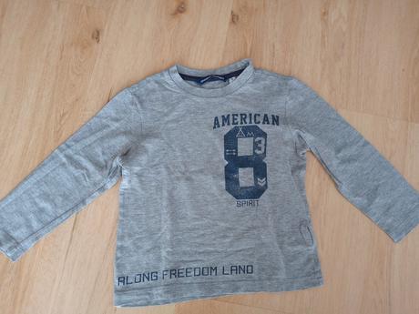 Šedé tričko s dlhým rukávom, original marines,104