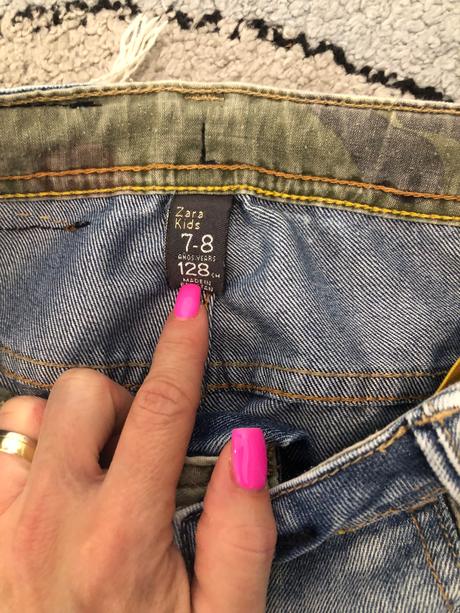 Kraťasy zara 7-8 r, zara,128