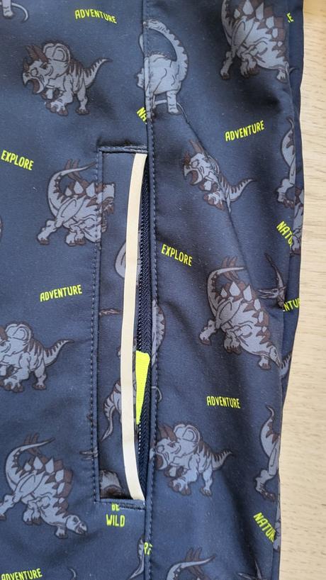 Softshellová bunda s dinosaurami, yigga,158