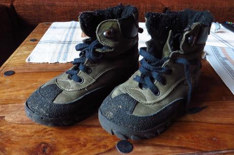 Zimné zateplené kožené topánky - veľ. 29, 29