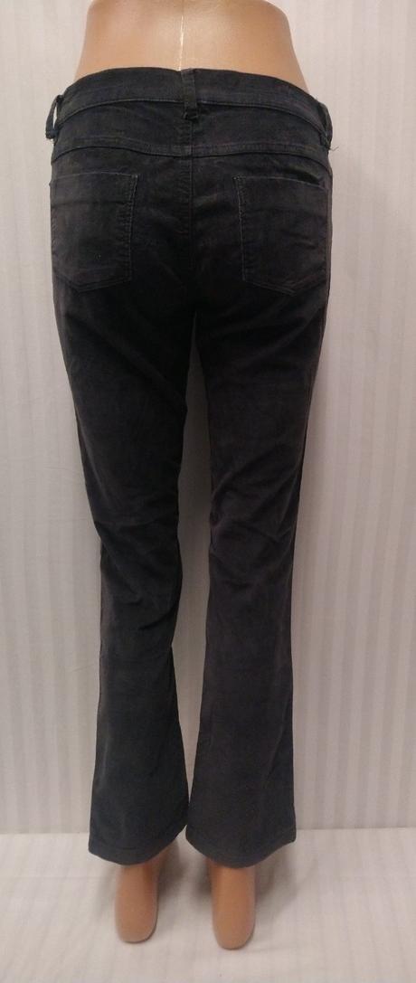 Dámske sivé elastické nohavice, benetton, l, benetton,l