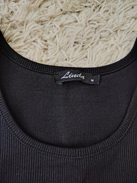 Čierna rebrovaná súprava, s